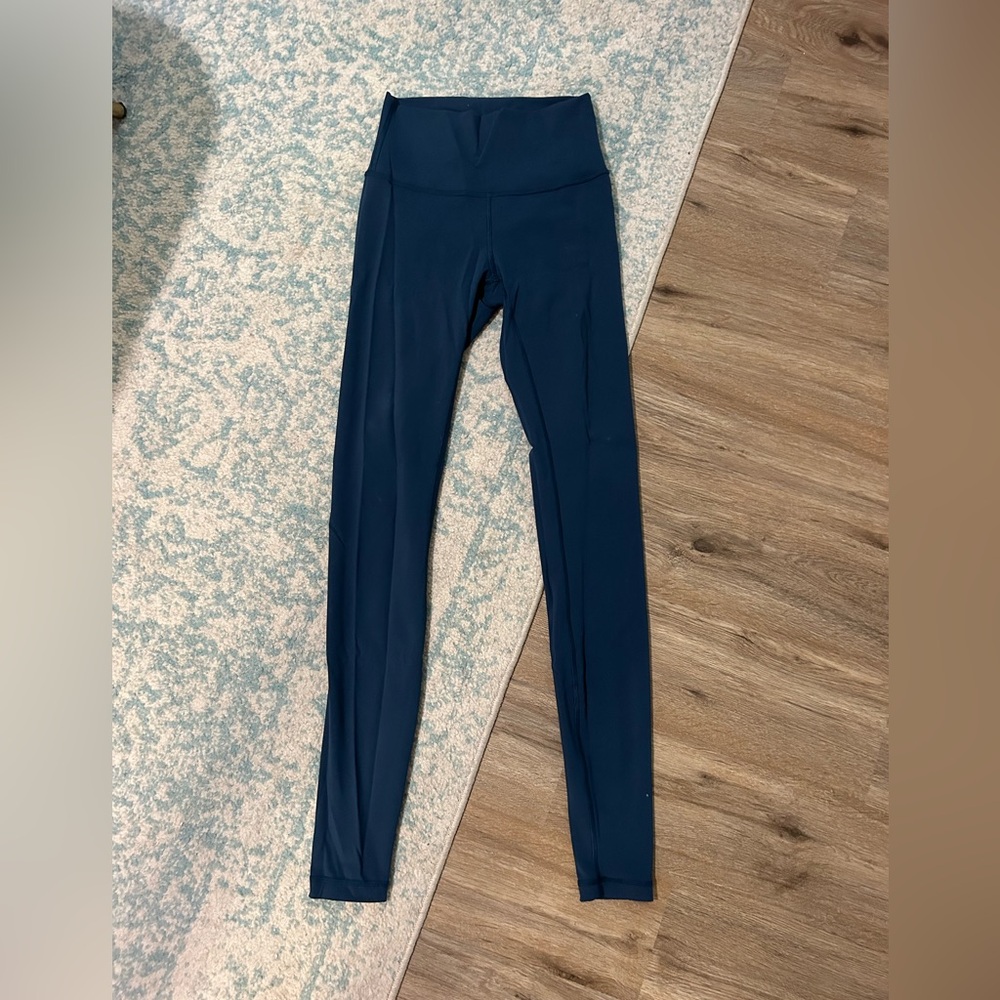 Blue lululemon leggings size 4